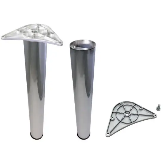 Biztonságos fizetés asztalláb szett ?80 / ?820mm krómozott