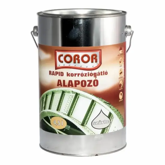 Csak ma Coror rapid korroziógátló alapozó szürke 4,5 l