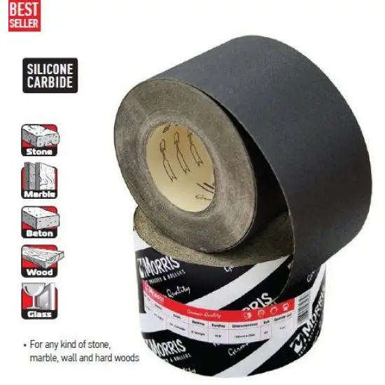 Csak ma csiszolópapír tekercs, fekete, 203mm x 25m, szemcse 220?, PC218E