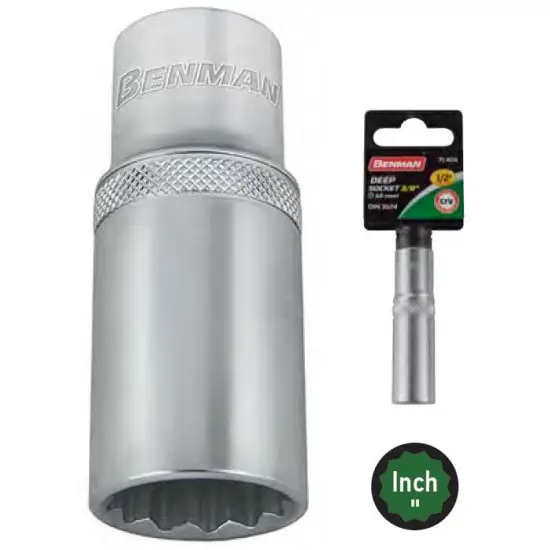 Utolsó esély dugókulcs , 3/8'', 12PT,