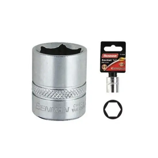 Korlátozott ajánlat dugókulcs 6pt cr-va, 1/4" dr,
