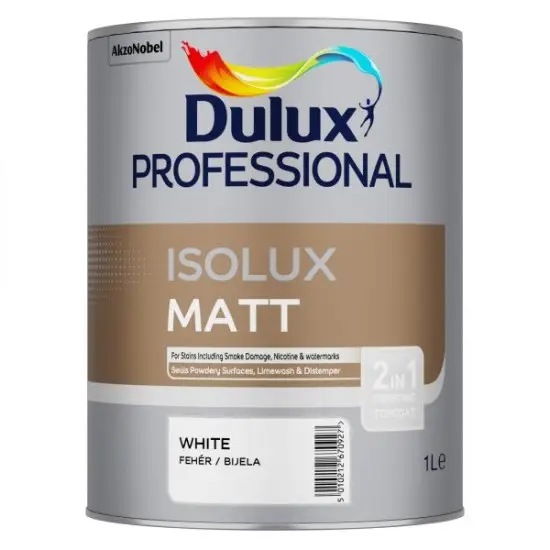 Újdonság Dulux Professional Isolux Matt White 1 L