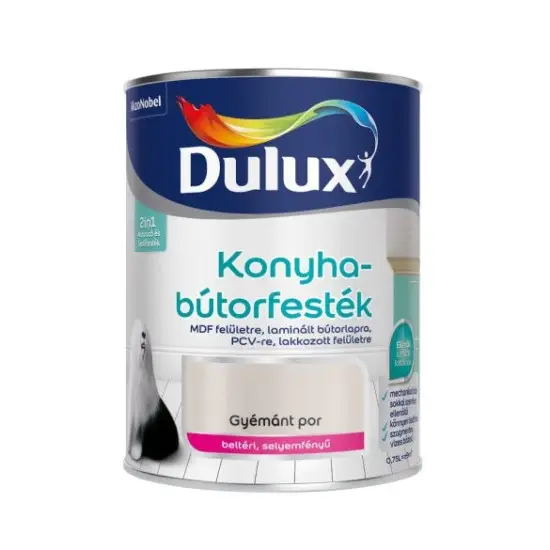 Expressz kézbesítés Dulux Simply Refresh Konyhabútorfesték gyémánt por 0,75 l
