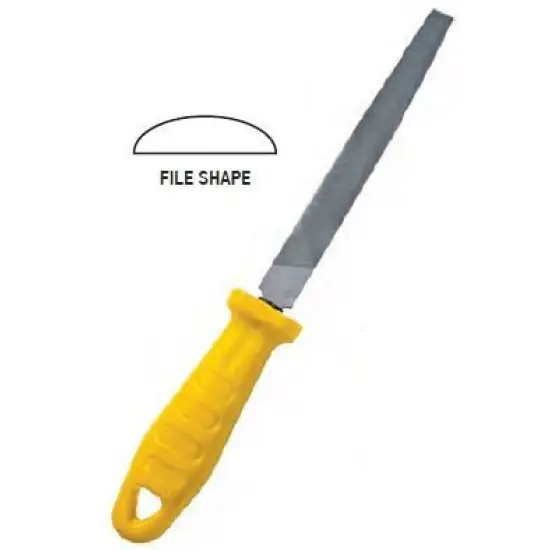 Gyors szállítás félkerek reszelő markolattal markolat, 12''