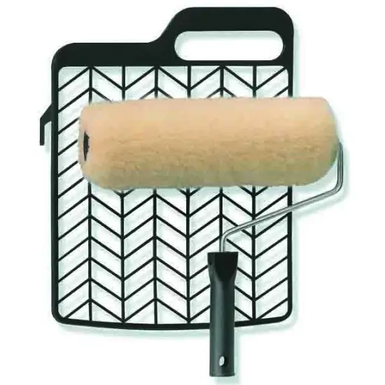 Festőhenger készlet /henger+nyél+rács/25cm/46mm Szezonális akció