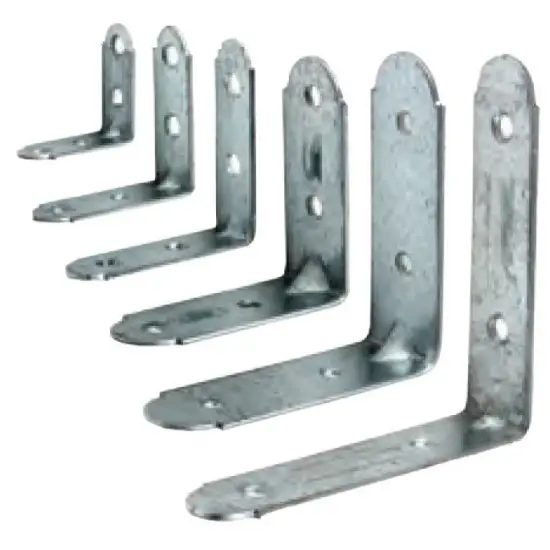 Kedvezmény galvanizált sarokkonzol 6 X 6,