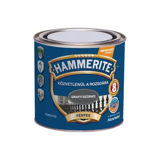 Olcsó Hammerite fényes grafitszürke 0,25 l