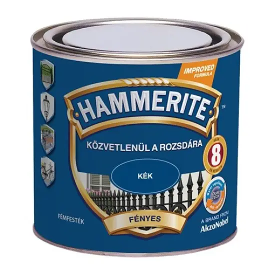 Hammerite fényes kék 0,25 l Biztonságos vásárlás