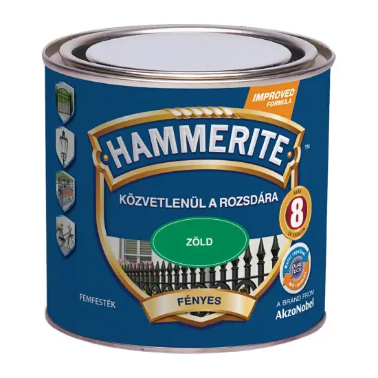 Különleges ajánlat Hammerite fényes zöld 0,25 l