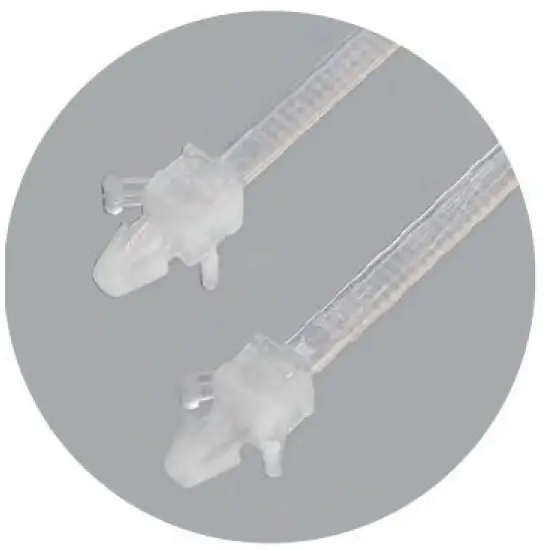 Bestseller kábelkötegelő lyukakhoz, fehér, 200x4.8mm (100db)