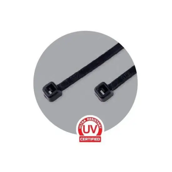 Expressz kézbesítés kábelkötegelő, fekete, 815mmX9,0mm (20db)