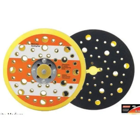 Biztonságos fizetés kétfunkciós durva tisztázó tárcsa tépőzáras, 150mm, 5/16"
