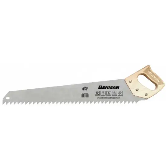 kézi fűrész porózus betonhoz, 34 fog, 630mm Outlet