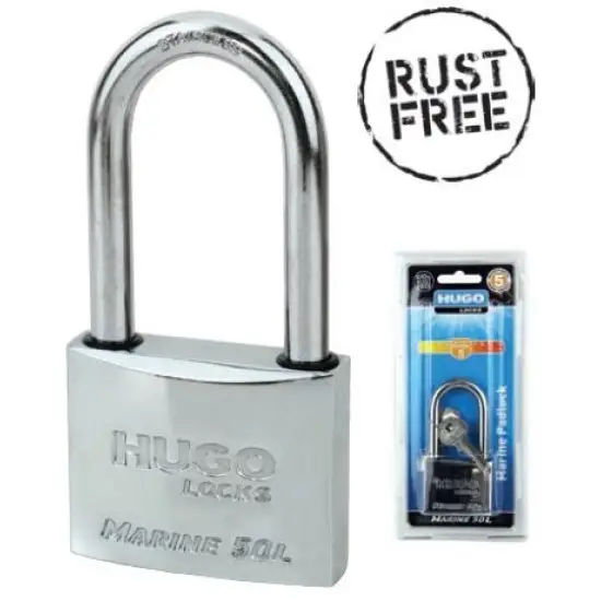 Bestseller lakat, inox (rozsdamentes acél), hosszú nyakas, , MARINE 40L , 3 kulcs