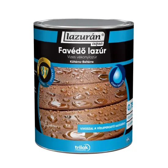 Olcsóbb Lazurán Aqua Favédő Lazúr 3in1 vadcseresznye 0,75 l