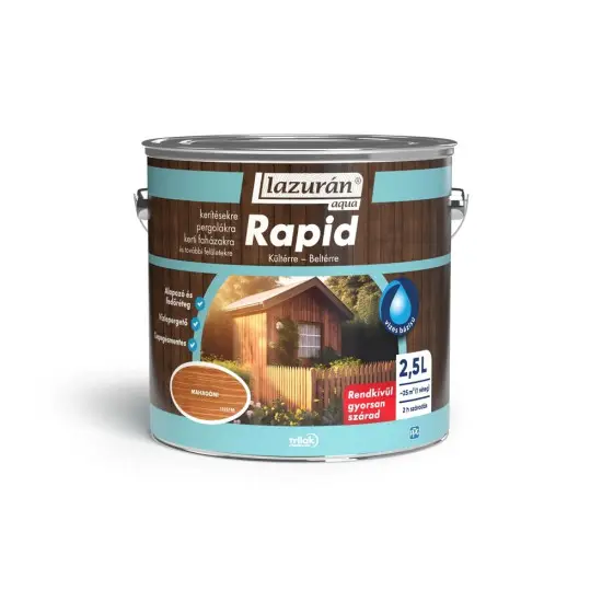 Lazurán Aqua Rapid mahagóni 2,5 l Biztonságos fizetés