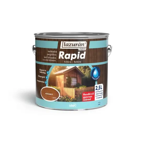Lazurán Aqua Rapid vörösfenyő 2,5 l Árengedmény
