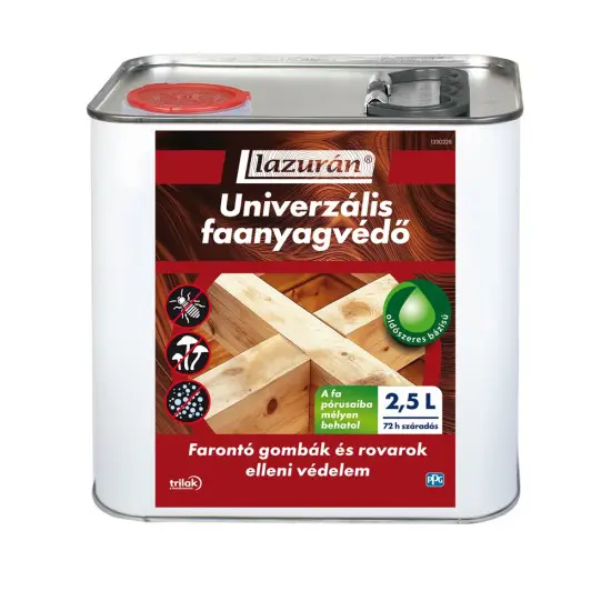 Prémium Lazurán Univerzális Faanyagvédő 2,5 l ÚJ
