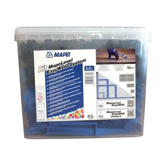 Mapei MAPELEVEL EASYWDG kézi ékes burkolatszintező készlet 150 + 150 db/csomag Bestseller