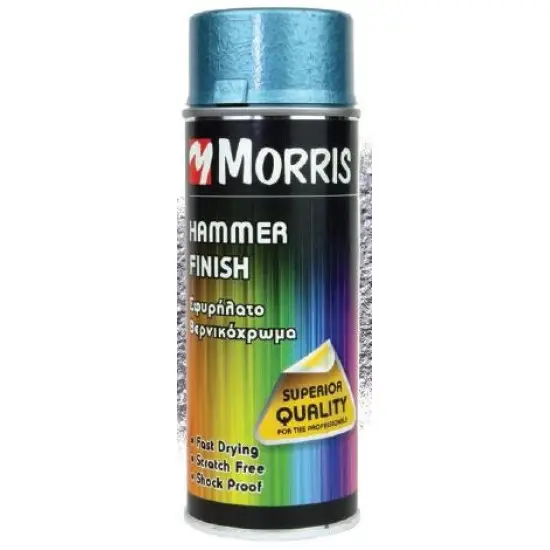 Alacsony ár Morris festék spray, kalapácslakk zöld 400 ml