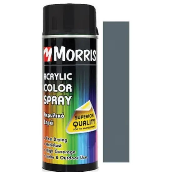 Morris festék spray, magasfényű kékesszürke RAL7031 400 ml Árengedmény