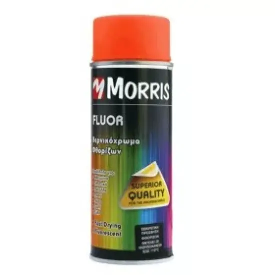 Morris fluoreszkáló lakkspray, piros-narancs 400 ml Szuper ajánlat