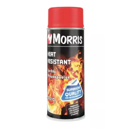 Vedd meg most Morris hőálló festék spray, piros 400 ml