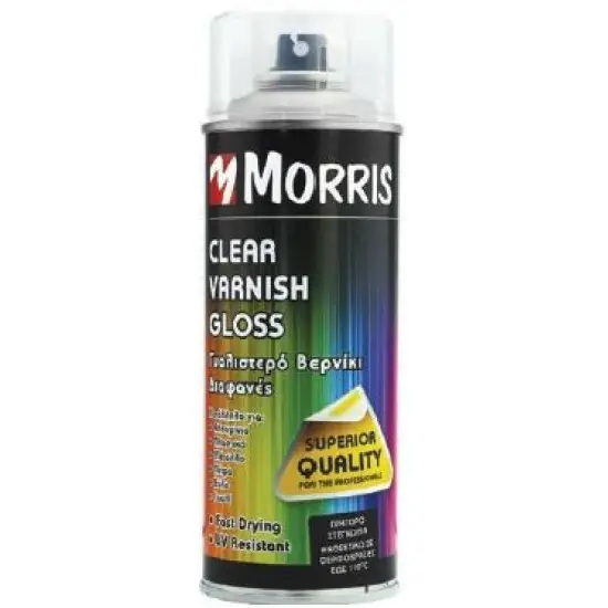 Végkiárusítás Morris transzparens magasfényű lakkspray 400 ml