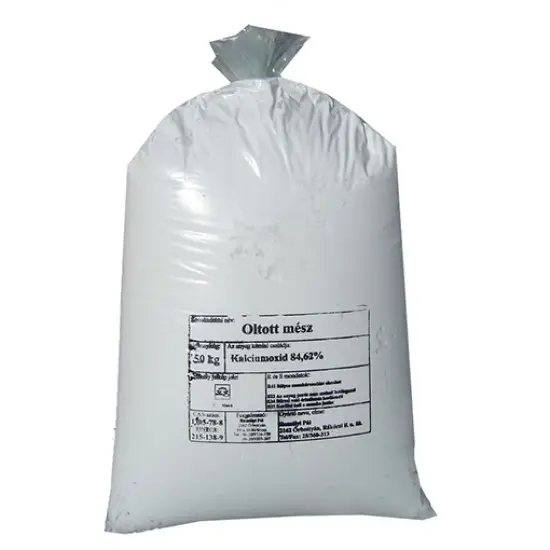 Gyors szállítás Oltott mész 25kg