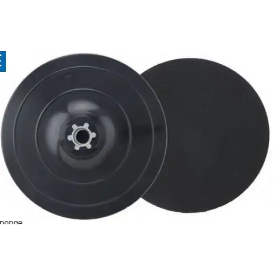 Biztonságos fizetés rugalmas polírozó műanyag tárcsa tépőzáras,125mm, M14,