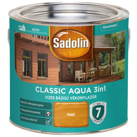 Sadolin Classic Aqua fenyő 2,5 l Szuper ajánlat