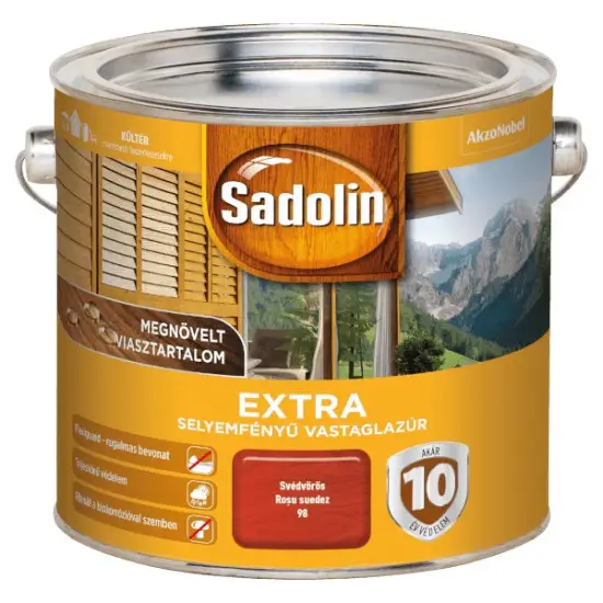 Sadolin Extra svédvörös 2,5 l Legjobb ár