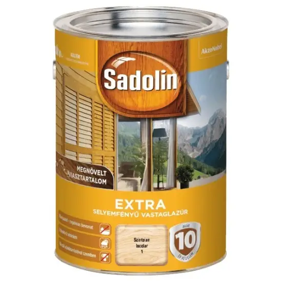 Alacsony ár Sadolin Extra színtelen 5 l