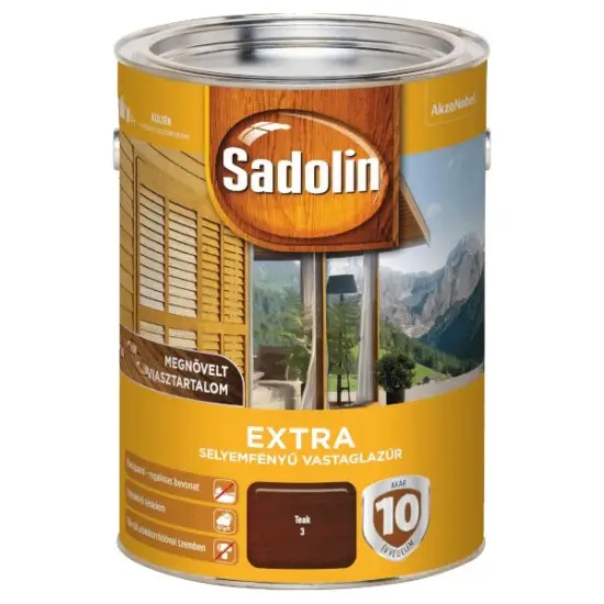 Újdonság Sadolin Extra teak 5 l