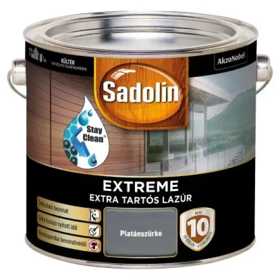 Azonnal elérhető Sadolin Extreme platánszürke 2,5 l