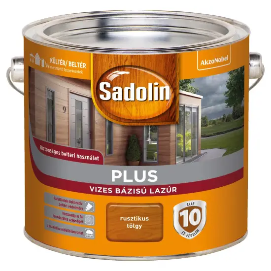 Sadolin Plus Rusztikus tölgy 2,5 l Kedvezmény