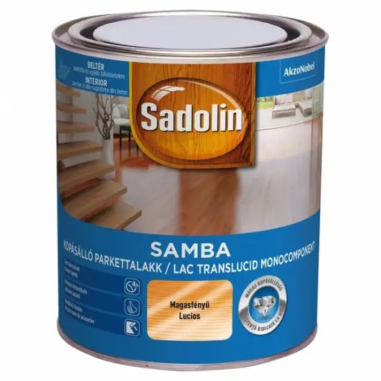 Expressz kézbesítés Sadolin Samba parkettalakk magasf. 0,75 l