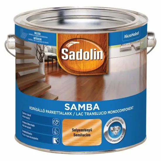 Csak ma Sadolin Samba parkettalakk selyemf. 2,5 l