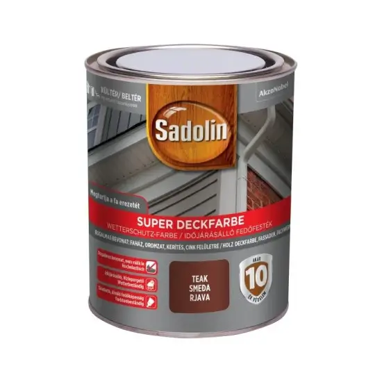 Sadolin Super Deckfarbe teak 0,75 l Prémium