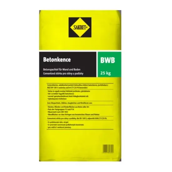 Sakret BWB-25 Betonkence falra és aljzatra 25kg Alacsony ár