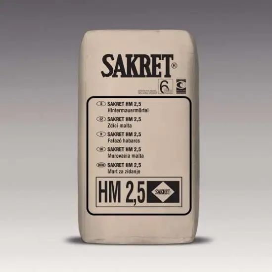 Biztonságos fizetés Sakret HM-2,5 falazóhabarcs - 40 kg