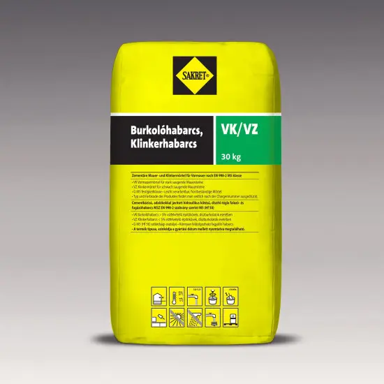 Akciós ár Sakret VZ Klinkerhabarcs Szürke 02 30kg