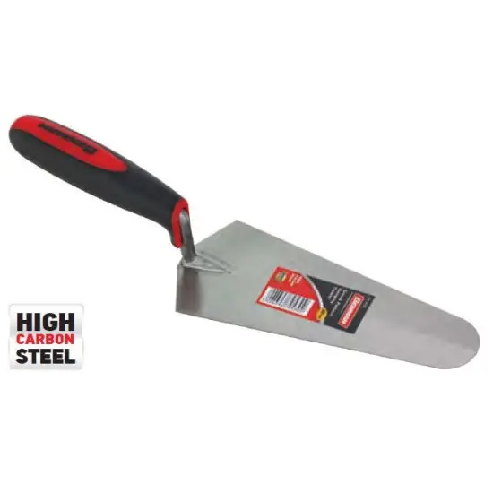 Korlátozott ajánlat simító-vakolókanál (görög forma), 2 komponensű műanyag markolat, 240mm