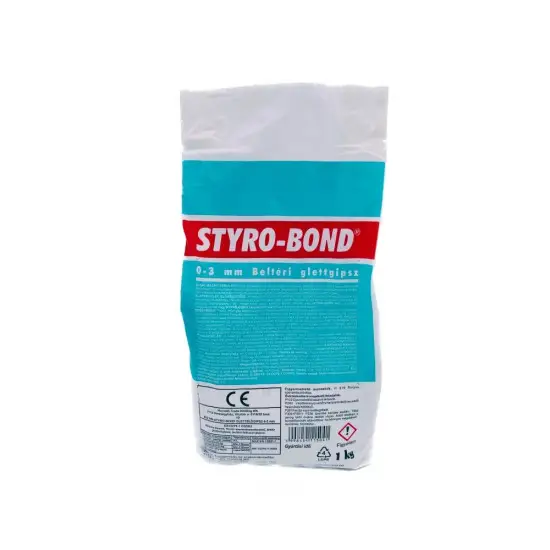 Styro-bond glett 0-3mm1Kg Expressz szállítás