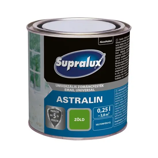 Ne maradj le Supralux Astralin univerzális zománcfesték selyemf. zöld 0,25 l