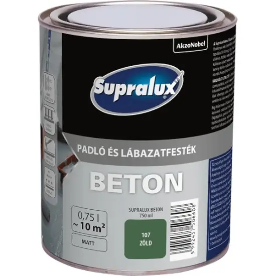 Supralux Beton padló és lábazatfesték 107 zöld 0,75 l Népszerű