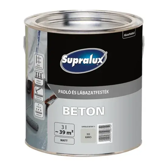 Supralux Beton padló és lábazatfesték 935 kavics 3 l Szuper ajánlat