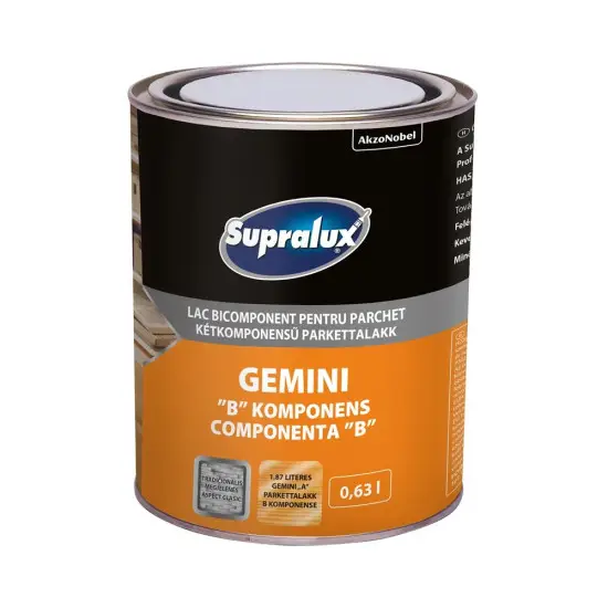 Végkiárusítás Supralux Gemini parkettalakk "B" 0,63 l