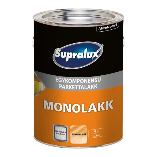 Supralux Monolakk selyemf. parkettalakk 5 l Kedvezmény