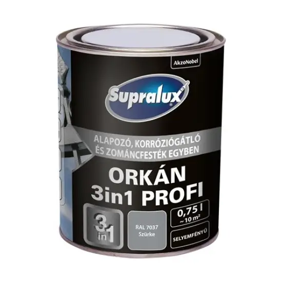 Vedd meg most Supralux Orkán 3in1 Profi RAL7037 szürke 0,75 l